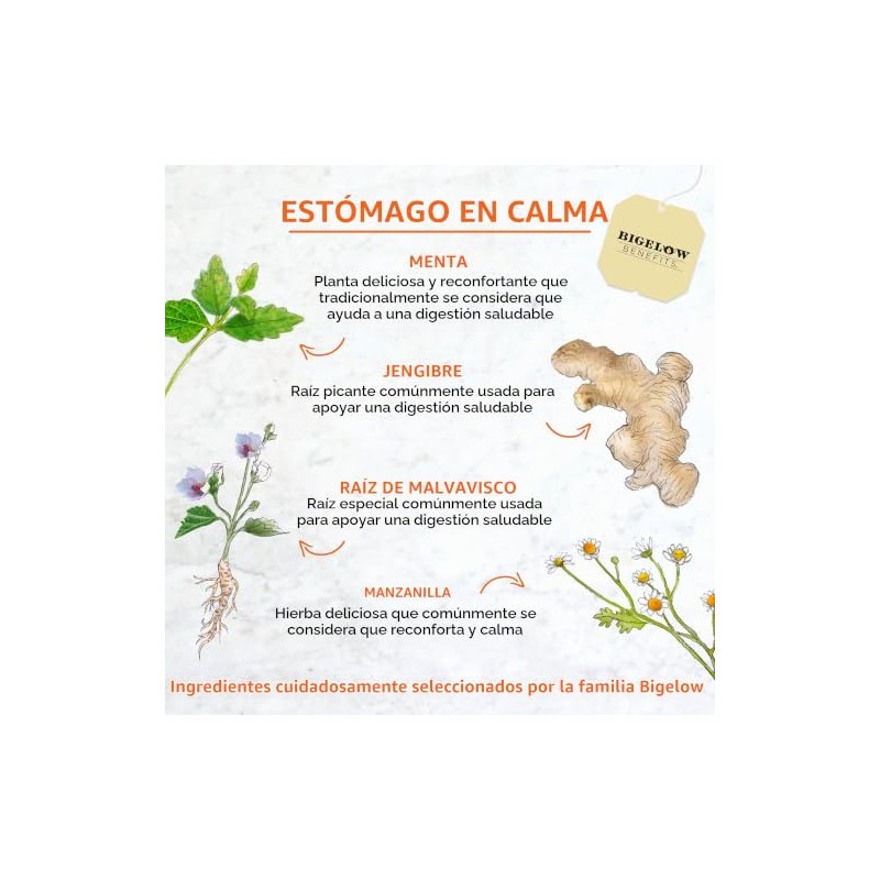 Bigelow Benefits Sleep Chamomile - Caja de té de hierbas