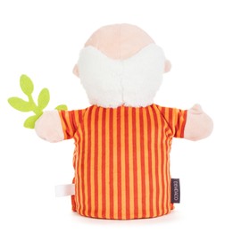 DEMDACO 5004830149 Two by Two Noah's Ark Orange and Red 9.5 Inch Polyester Story Book Plush Hand Puppet