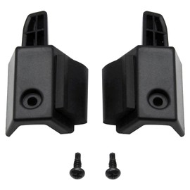 Arotzelox 2 x Brackets (Left and Right) for Clio 3 Rear Shelf, Black, Metal, Interior Mounting, MOUNT_BRACKET