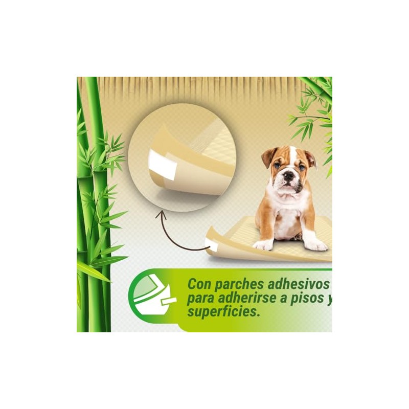 Fancy Pets Tapete Entrenador Soft Pad de Bambú 14 Piezas