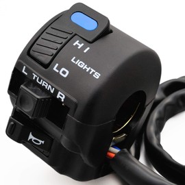 Daytona 96876 Motorcycle Switch Universal Set Switch 2 Left Hand Push Cancel Turn Signal Switch