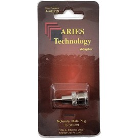 Universal Lot of 10 Aries A-AD259 CB Radio PL259 to Motorola AM/FM Radio Plug Coax Adapter