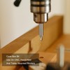 HARFINGTON 1pcs Router Bit Core Box 1/4 Shank 5/16 Inch