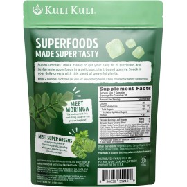 Kuli Kuli Super Energy Gummies - Energy Supplements with Moringa, Caffeine-Free