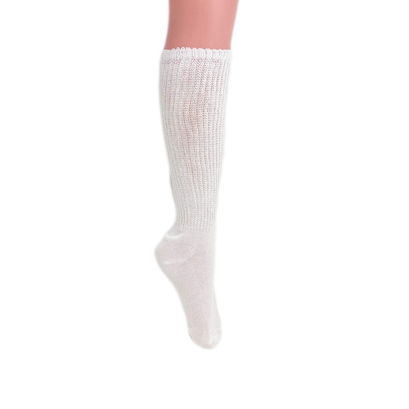 AWS/American Made Cotton Lightweight Slouch Socks for Women Extra Thin
