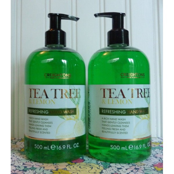 CREIGHTONS 2 CREIGHTONS TEA TREE LEMON REFRESHING HAND WASH 16.9