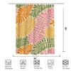 Gipsighila Split Shower Curtain for Transfer Bench Boho Split Shower
