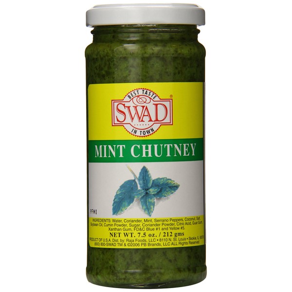 Swad Mint Chutney, 7.5 Ounce