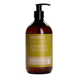 benecos Organic Hand Soap Organic Olive Clean Performance Vegan Recycled Plastic