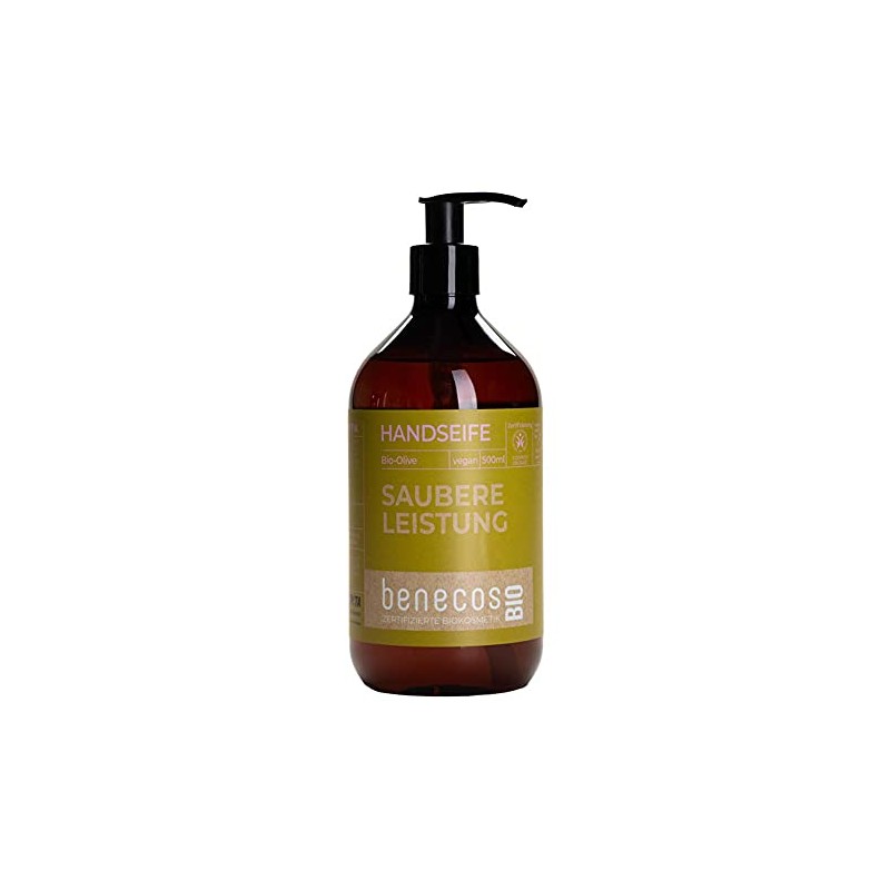 benecos Organic Hand Soap Organic Olive Clean Performance Vegan Recycled