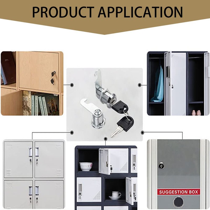 KtbeYTi 4 Pieces 20mm Mailbox Lock Durable Lever Lock Furniture