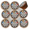 24 x PRE CUT DARTS DARTBOARD ARROWS EDIBLE WAFER CARD