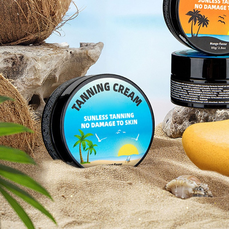 Tanning Cream Plant Based Moisturizing Sunless Tanning Waterproof Hydrating Self