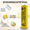 AA 400mAh 1.2V NiCd Rechargeable Solar Batteries for Outdoor Flower