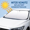 1-Satz Sonnenschutz Auto Frontscheibe, Faltbare Auto Sonnenschutz Frontscheibe, Anti Starkes