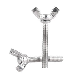 5Pcs M6 304 Rust Proof Steel Metric Stainless Steel Bolts M6 6Mm Wing Bolt Din 316 Thumb Wing Bolts M6*30mm