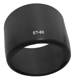 ET-60 Compatible for Canon RF 75-300mm F4-5.6,EF 75-300mm f/4-5.6 III,EF75-300mm f/4-5.6 III USM Lens,HUIPUXIANG 58mm Lens Hood