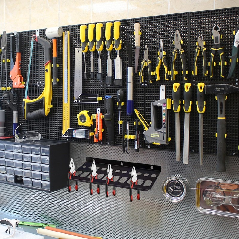 HSUYUN Screwdriver Holder, 21 Holes Pliers Organiser, Carbon Steel Pliers