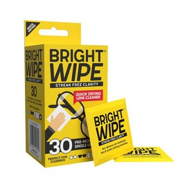 BrightWipe Lens Cleaning Wipes 30 Pack
