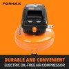 FORNAX Pancake Air Compressor, 3 Gallon, 110 PSI Portable Air