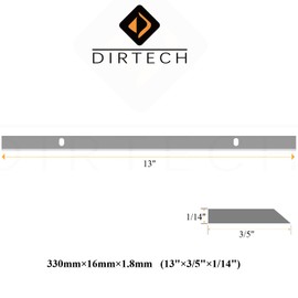 13 Inch HCS Planer Blades Cutters for 13" Wood Thickness Planer High Carbon Steel Planer Knives 13-Inch x 3/5-Inch x 1/14-Inch, Single Edge - 4 Pack