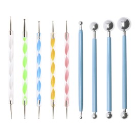Penta Angel 9Pcs Dotting Tools Embossing Ball Stylus Set Tracing Pens for Rock Painting Nail Art Pottery Clay Modeling Carbon Transfer Paper Ornaments Art Craft DIY