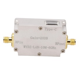 LNA-Verstärker mit Niedrigem Rausch-Verstärker Hoher Flachness-Verstärker 20 DB Verstärkung 10 M-6ghz HF-Verstärker mit SMA-weibliche Schnittstelle für FM-Funk-GPS-Empfänger