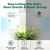 Think Crucial Grow Bulb Compatible with AeroGarden Miracle-GRO B Part
