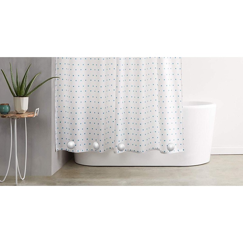 4 Packs Shower Curtain Weights, Magnetic Silicone Wrapped Heavy Duty