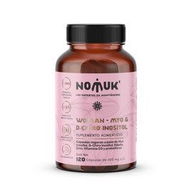 Myo Inositol D Chiro Inositol 40 1 Vitamina D3 Zinc y Selenio Complejo B Mujer Acido Folico Prebiotico de Inulina de Agave Suplemento Alimenticio Alta