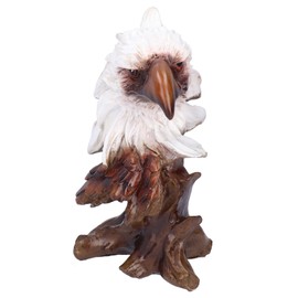 Resin Craftwork Craft Animal Sculptures Decorative Ornament Home Office DecorationEagle 26.5x17x15cm