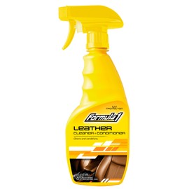 Formula 1 Leather Cleaner and Conditioner Spray with Natural Oils for Car Interior, Shoes, Auto Upholstery Cleaner to Restore Shine & Protect,16oz