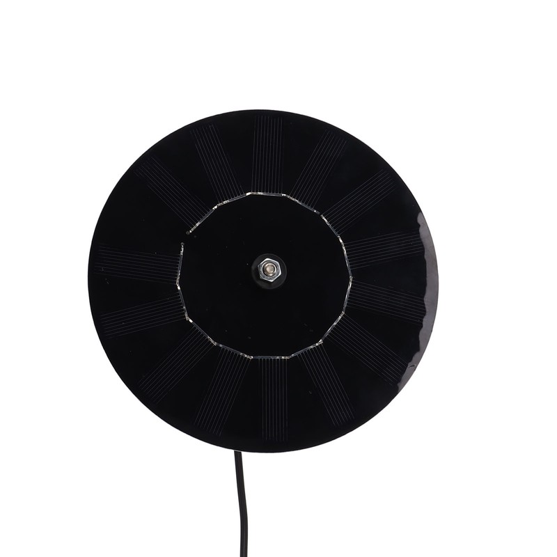 Solar Panel 10W 5V Efficient Conversion Waterproof Round Shape for