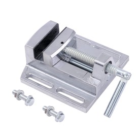 KATSU Drill Press Vice 2.5 Inch (65mm), Precision Pillar Drill Bench Clamp Aluminium Alloy for Workshop Milling Machine Machinery Maintenance SP10008008