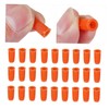 Gatuida 100pcs Eyelash Glue Bottle Tips Replacement Caps for Beauty
