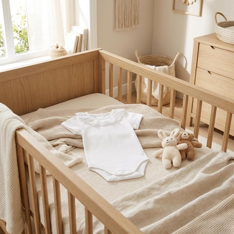 BABIDU Body Neonato Manica Corta 100% Cotone, Body Neonato con