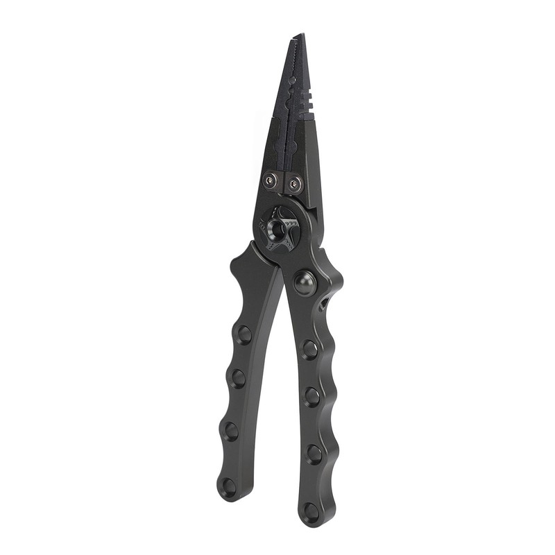 Fishing Pliers Aluminium Alloy Multifunctional Split Ring Pliers Self Locking
