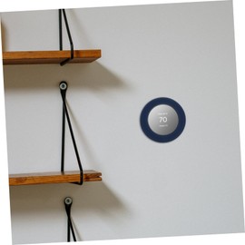 TEHAUX Nest Thermostat Backplate Trim Kit Protective Wall Plate Accessory Easy Installation for Nest Thermostat Fit and Reliable Protection Blue