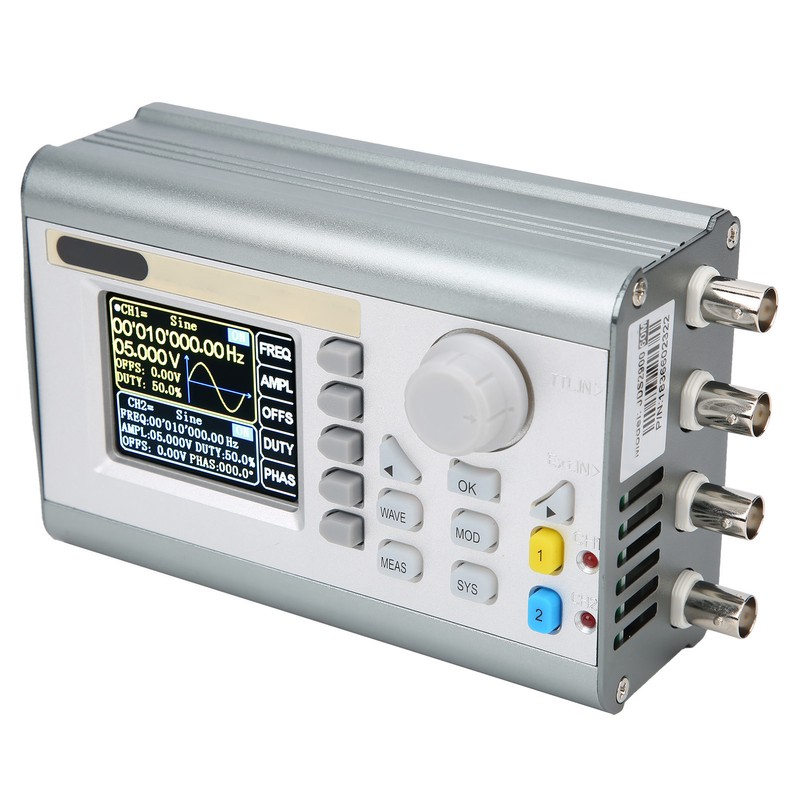 JDS2900-60M 2CH Function Arbitrary Waveform Signal Generator DDS Pulse Signal