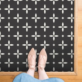 MORCART 8" x 8" Peel and Stick Floor Tile, Vinyl Flooring Waterproof, DIY Flooring for Bathroom, Kitchen, Fireplace, Pet House, Stairs, Bedrooms, Wall 20 Sheet