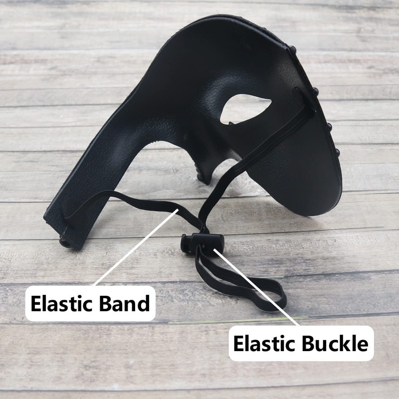 KEFAN Mens Mask Masquerade Mask Phantom of The Opera Half