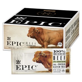 Epic Beef Apple Bacon Bars, Whole30, Paleo Friendly, 12 ct, 18 oz