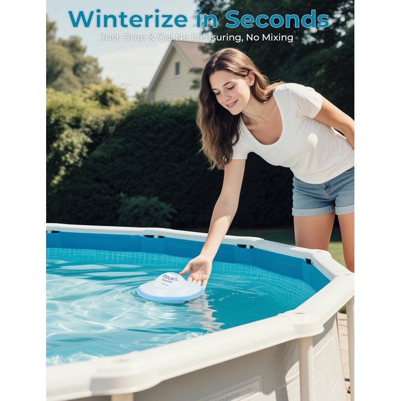 Poolacc Winter Closing Kit for Pool Closing – Treats Up