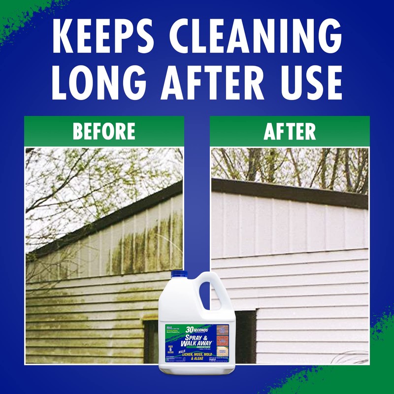 30 SECONDS Outdoor Cleaner Concentrate for Mold, Mildew, Algae and