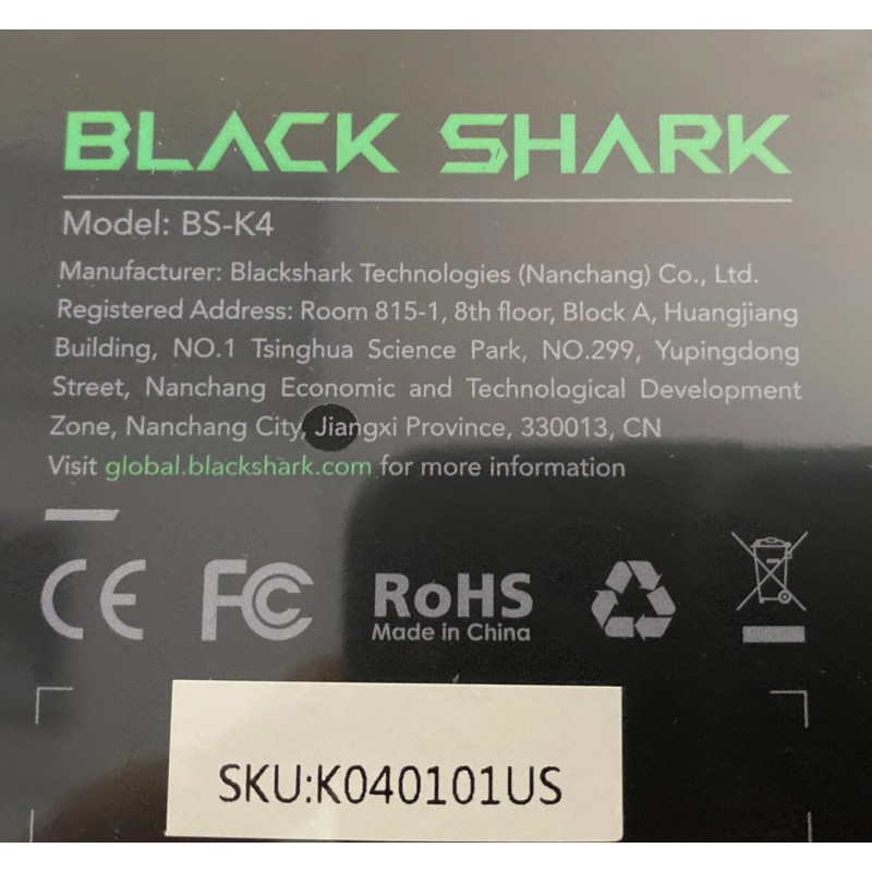 BLACK SHARK MECHANICAL KEYBOARD GAMING RGB BACKLIT WIRED PROGRAMMABLE SIXGILL