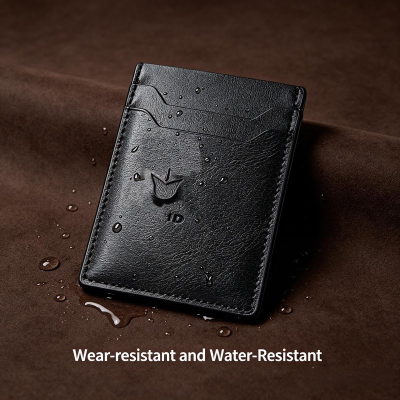 A Miaow Bat Wallet PU Leather Slim Superhero ID Holder
