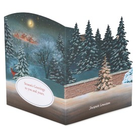 American Greetings Pop Up Holiday Card - Designed by Jacquie Lawson (Season's Greetings)