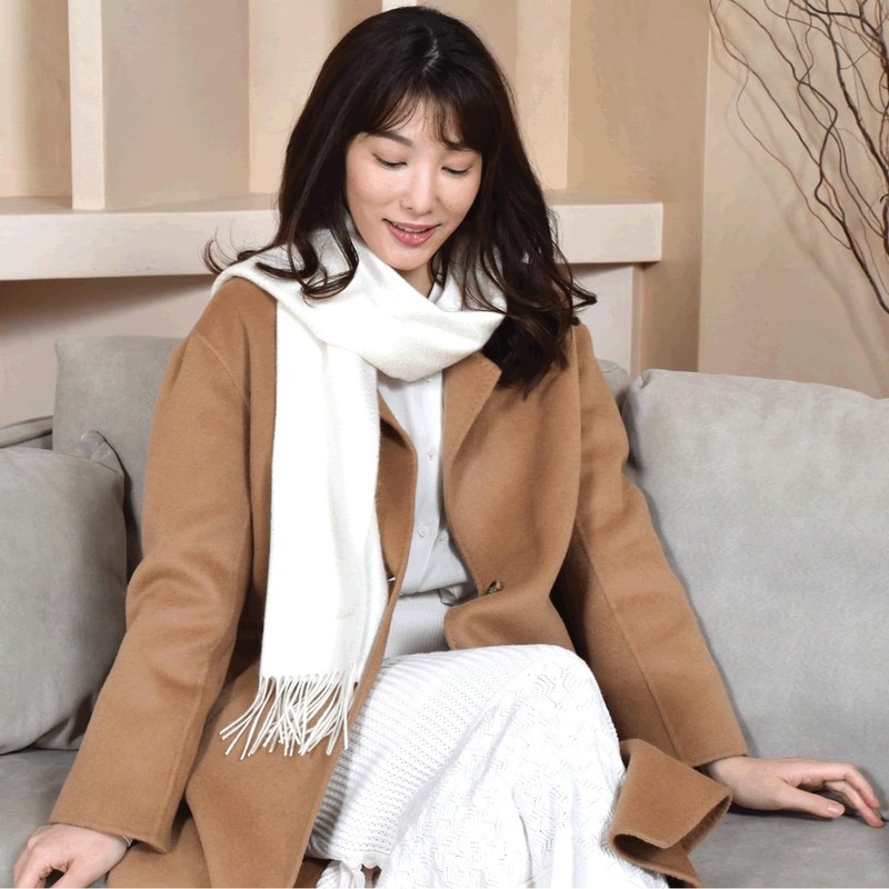 Cashmere Scarf: 100% Fringe Design (CS0099) -