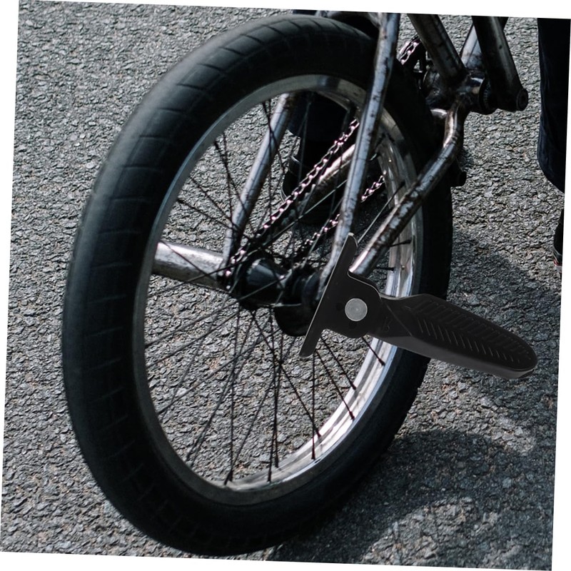 Kisangel 2 Pairs Slip Electric Bike Pedals Durable Folding Design