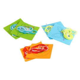 Laroal 6 Pcs First Sewing Kit Diy Sewing Craft Kit With Material Cards Colored Threads Needles Diy Arts And Crafts Threading Tool